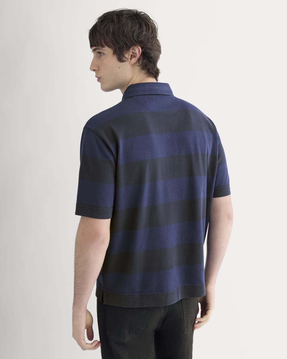 Vintage Rugby Polo | Navy / Black - Image 6