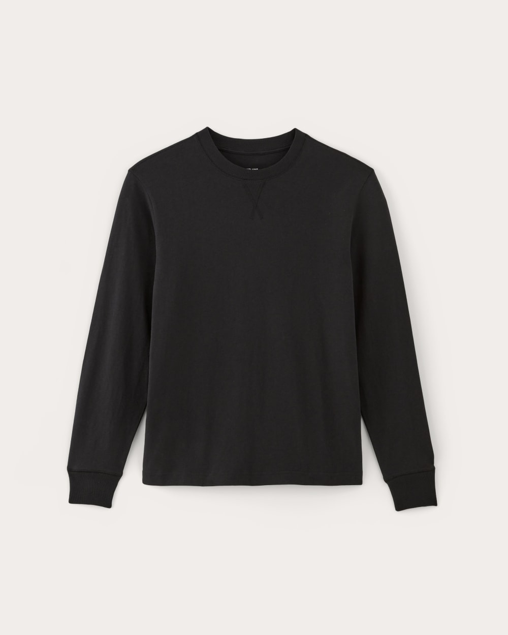 The Premium-Weight Relaxed Crew | Black - Image 2