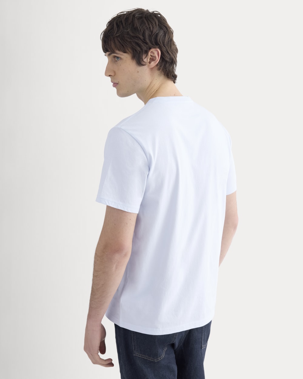 The Essential Organic V-Neck Tee | Skywriting - Image 6