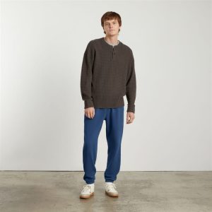 Alternative view of The Track Pant | Deep Blue