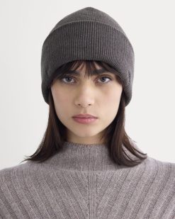 Alternative view of The Cabin Beanie | Heathered Burgundy