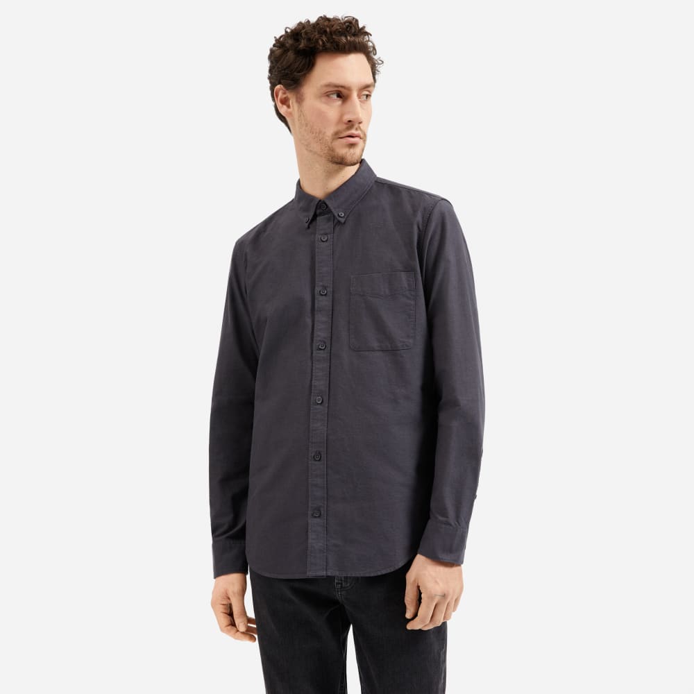 The Slim-Fit Japanese Oxford | Slate Grey | Regular - Image 2