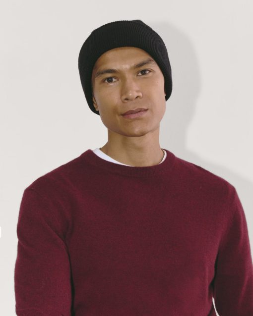 Alternative view of The Waffle Beanie | Black