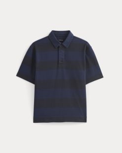 Alternative view of Vintage Rugby Polo | Navy / Black