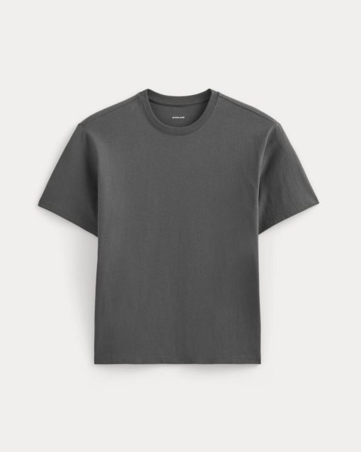 Alternative view of The Premium-Weight Relaxed Crew | Uniform | Graphite