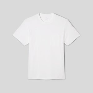 Alternative view of The Premium-Weight Pocket Tee | Uniform | White