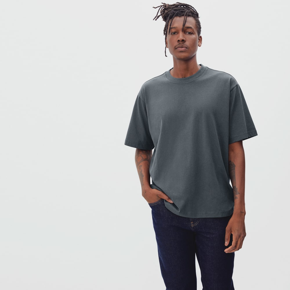 The Premium-Weight Relaxed Crew | Uniform | Slate - Image 2