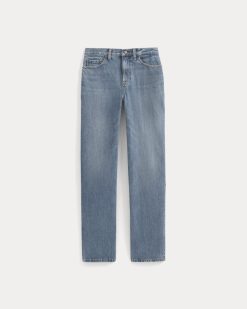 Alternative view of Classic Straight-Fit Jean | Medium Indigo