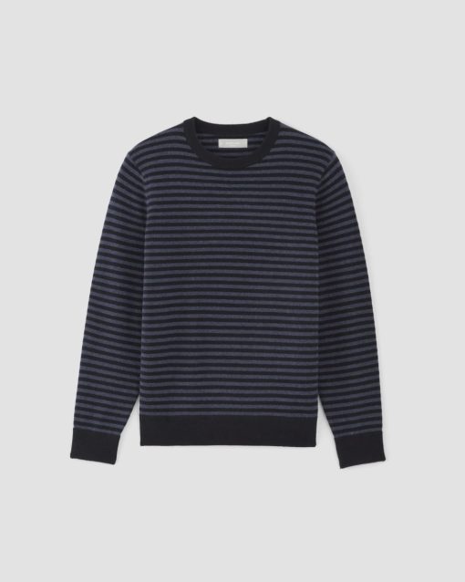 Alternative view of The Grade-A Cashmere Crew | Indigo / Dark Navy