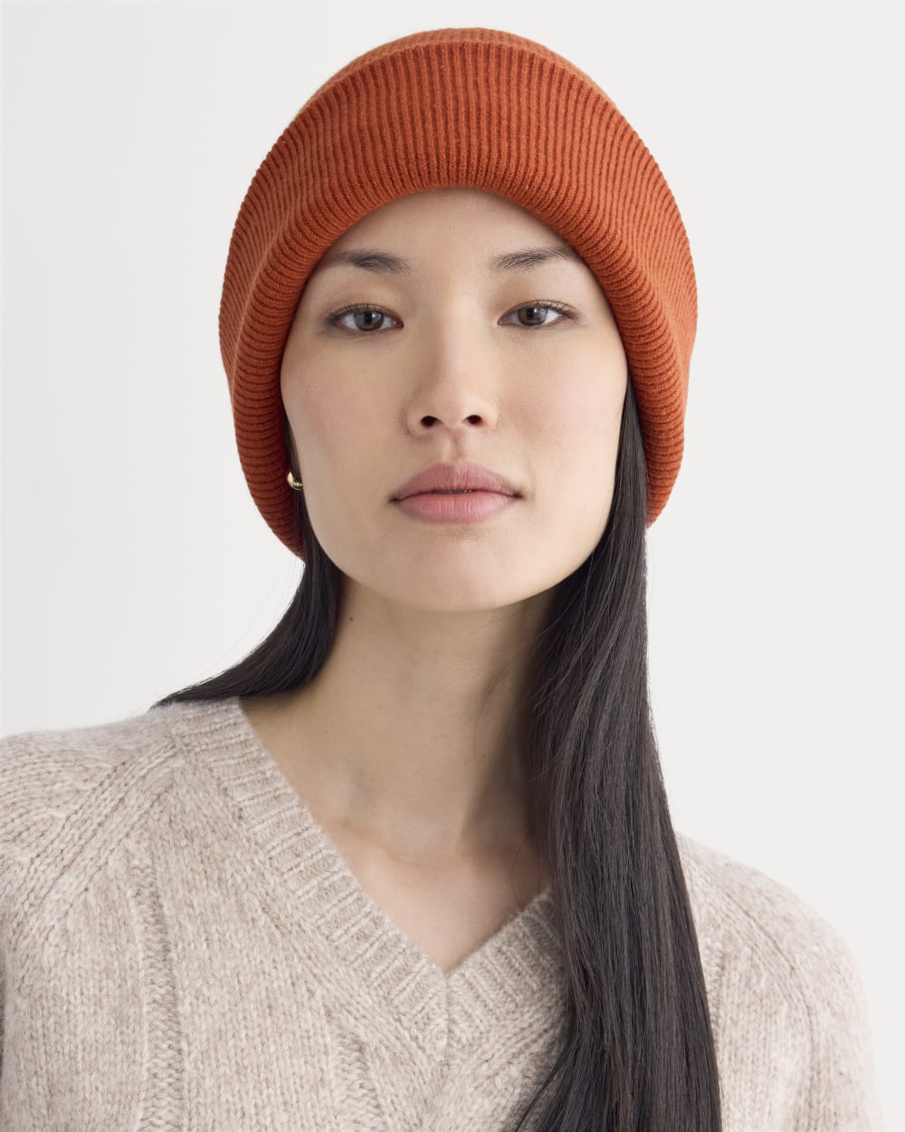 The Cabin Beanie | Rust - Image 2