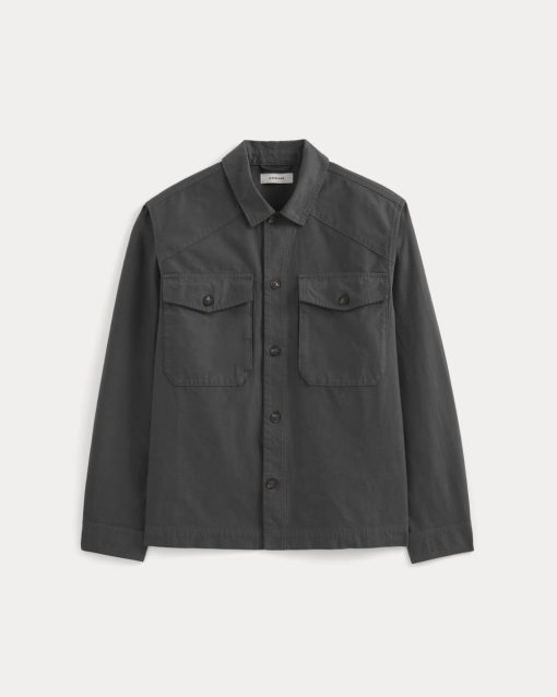 Alternative view of Utility Shirt Jacket | Washed Black