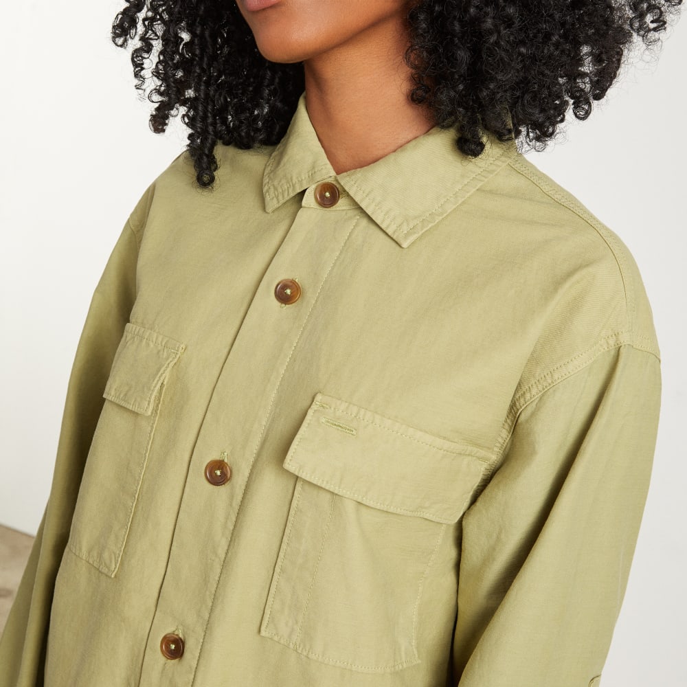 The Everyone Spring Shirt Jacket | Sage - Image 9