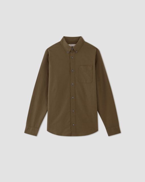 Alternative view of The Classic Oxford Shirt | Beech | Tall